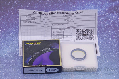 Optolong OIII 6.5nm Filter 1.25"