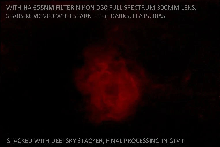 2 Ha Filter Hydrogen H-Alpha (Ha) Filter 77mm – Astrophotography Filter