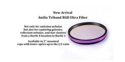 Antlia Triband RGB Ultra Filter - 2" Mounted