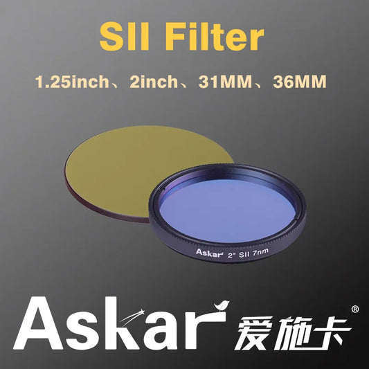 Askar SII Narrowband (7nm) Filter 2" / 1.25" / 36mm / 31mm